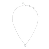 Collar Guess Dama 4G Light Plateado